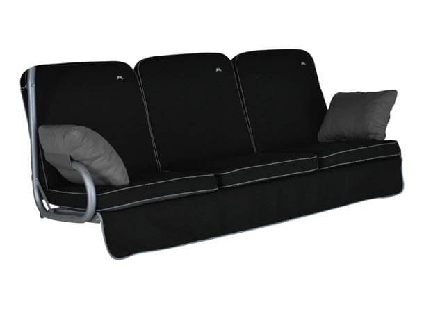 Hollywoodschaukel Auflage Comfort Style schwarz
