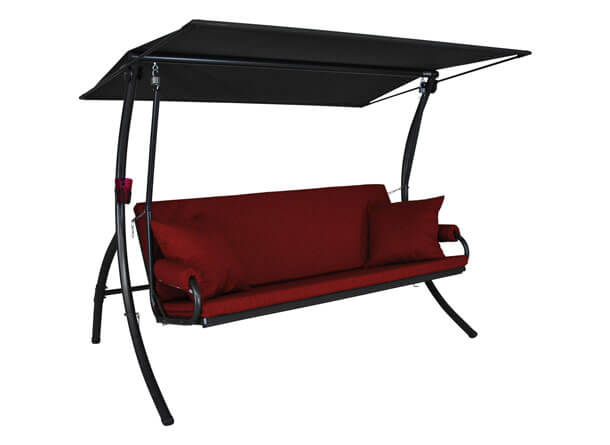 Hollywoodschaukel Elegance Joy bordeaux