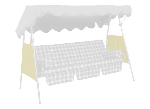 Seitenteile Swingtex elfenbein