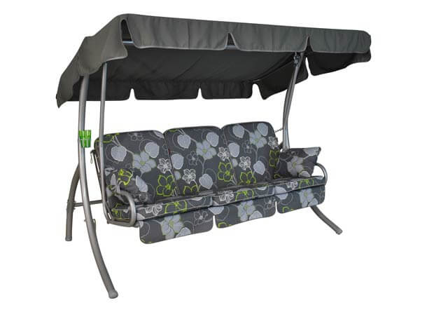 Hollywoodschaukel Comfort Meran grau