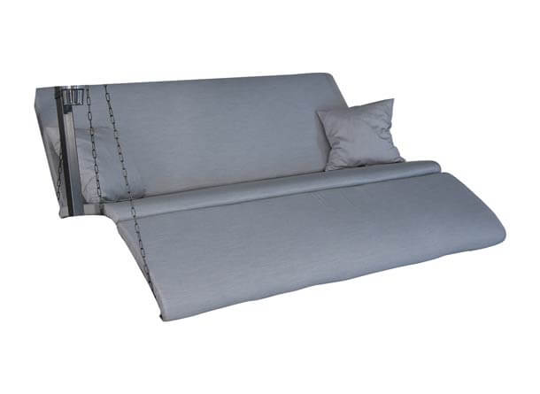Hollywoodschaukel Auflage Relax Zip granit