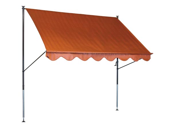 Klemmmarkise Standard uni terracotta