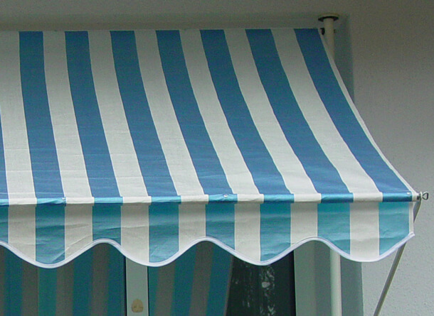 Markisentuch Standard blau-weiß Markisentuch Standard blau-weiß