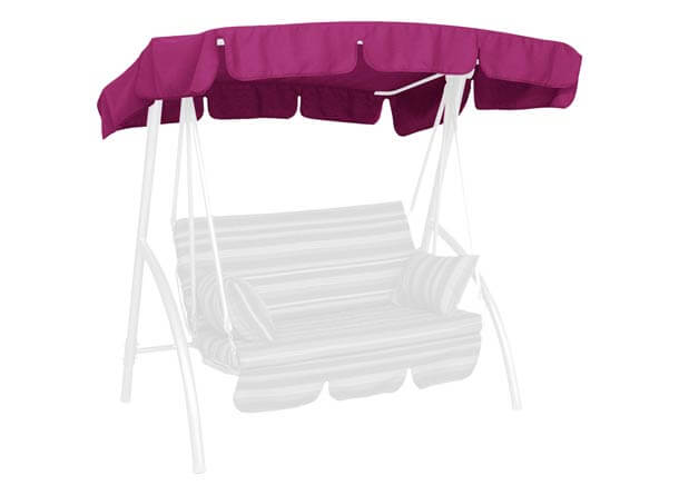 Hollywoodschaukel Sonnendach 160 x 145 cm Swingtex pink Hollywoodschaukel Sonnendach 160 x 145 cm Swingtex pink