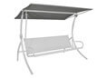 Hollywoodschaukel Sonnendach 210 x 145 cm Primetex champagner inkl. Dachgestänge Hollywoodschaukel Sonnendach 210 x 145 cm Primetex champagner inkl. Dachgestänge