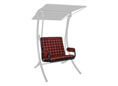 Hollywoodschaukel Auflage 1-Sitzer Royal Rio bordeaux