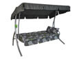 Hollywoodschaukel Comfort Meran grau