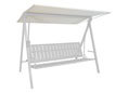 Hollywoodschaukel Sonnendach 210 x 145 cm Draltex beige