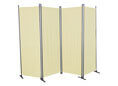 Paravent 4-teilig PE beige