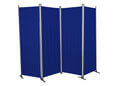 Paravent 4-teilig Swingtex blau