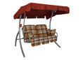 Hollywoodschaukel 2-Sitzer Comfort Glasgow terra