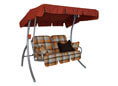 Hollywoodschaukel 2-Sitzer Comfort Glasgow terra