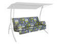 Hollywoodschaukel Auflage Trend Bambus grau Hollywoodschaukel Auflage Trend Bambus grau