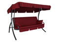 Hollywoodschaukel Trend Microfaser Rot Hollywoodschaukel Trend Microfaser Rot