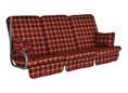 Hollywoodschaukel Auflage Exklusiv Rio bordeaux