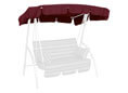 Hollywoodschaukel Sonnendach 160 x 145 cm Swingtex bordeaux Hollywoodschaukel Sonnendach 160 x 145 cm Swingtex bordeaux