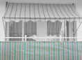 Balkonbespannung Design Nr. 1900 Höhe 75 cm