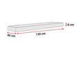 Bankauflage 120 cm Neuburg beige Bankauflage 120 cm Neuburg beige