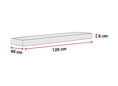 Bankauflage 120 x 40 cm Tegernsee