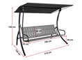 Hollywoodschaukel Loft Sun anthrazit Hollywoodschaukel Loft Sun anthrazit