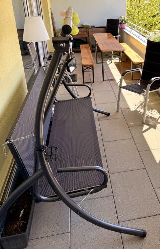 Hollywoodschaukel Elegance Smart granit